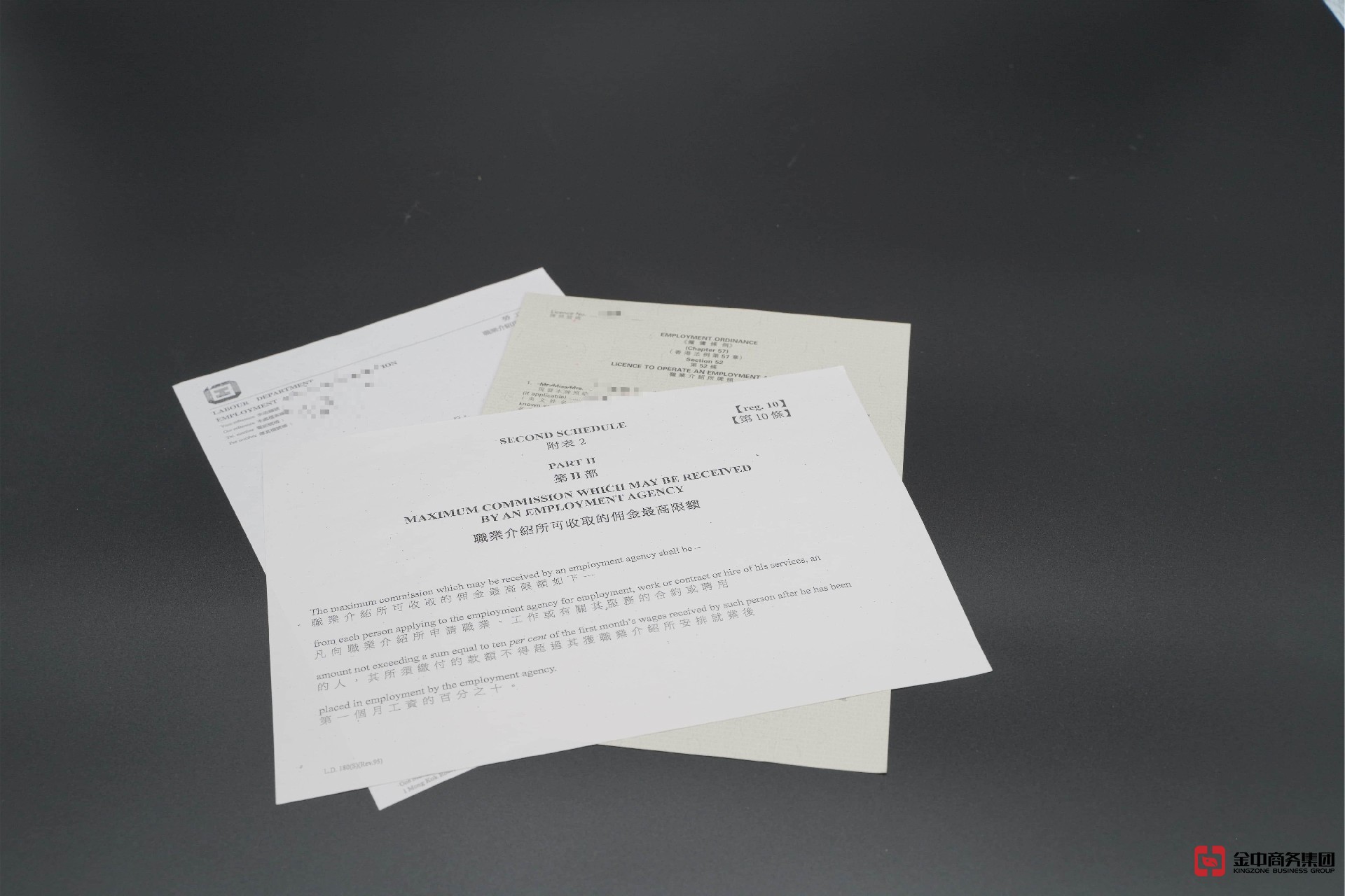 香港職業介紹所牌照